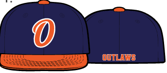 Outlaws official player home cap