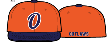 Outlaws official player road cap