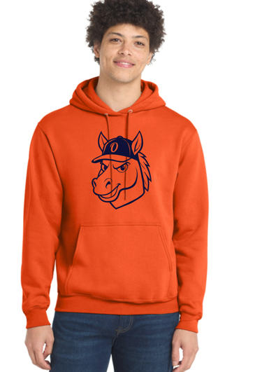 Outlaws Maverick orange hoodie, adult sizes