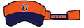 Outlaws orange logo visor adult size